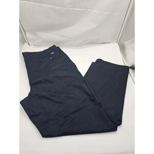 Dockers Pants Mens 48x34 Black Pleated Classic Fit Chinos  Made in USA Preppy